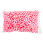 Crowbeads 9mm (1000pcs)  Pink Opaque AB