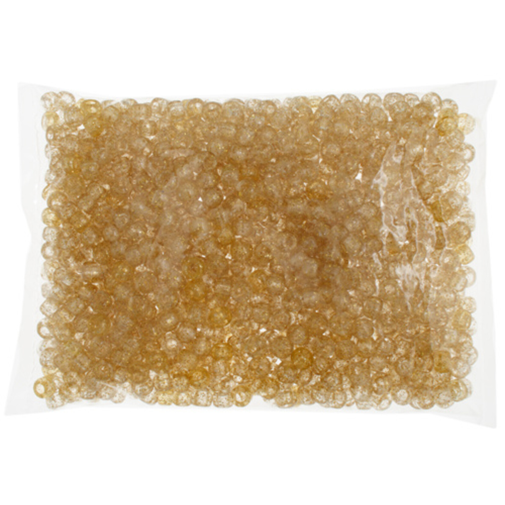 Crowbeads 9mm (1000pcs)  Gold Sparkle