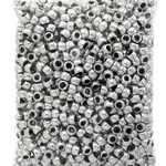 Crowbeads 9mm (1000pcs)  Silver Metallic