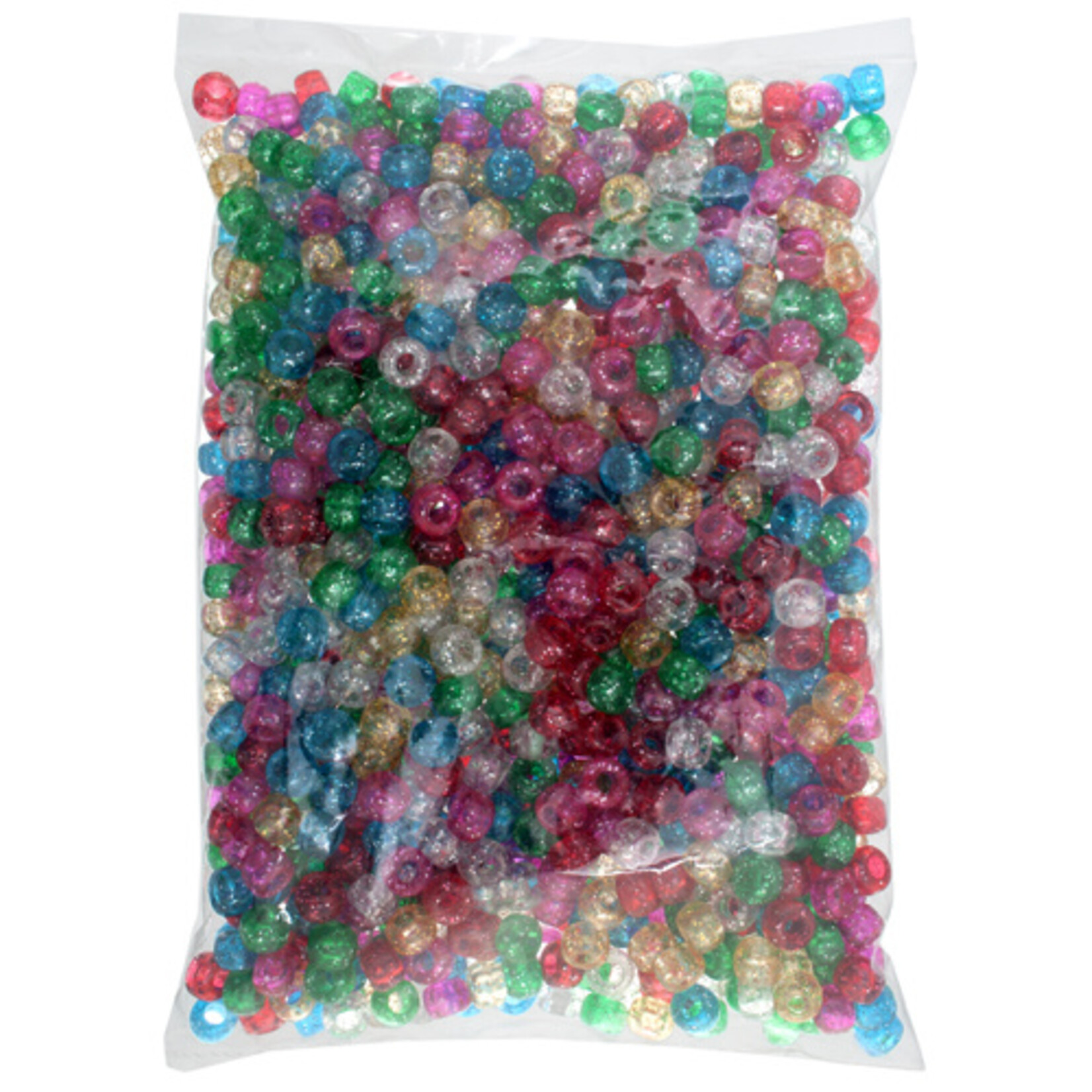 Crowbeads 9mm (1000pcs)  Multi-Color Sparkle