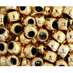 Crowbeads 9mm (60pcs) Gold Metallic
