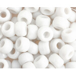 Crowbeads 9mm (60pcs) White Opaque
