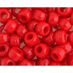 Crowbeads 9mm (60pcs) Red Opaque