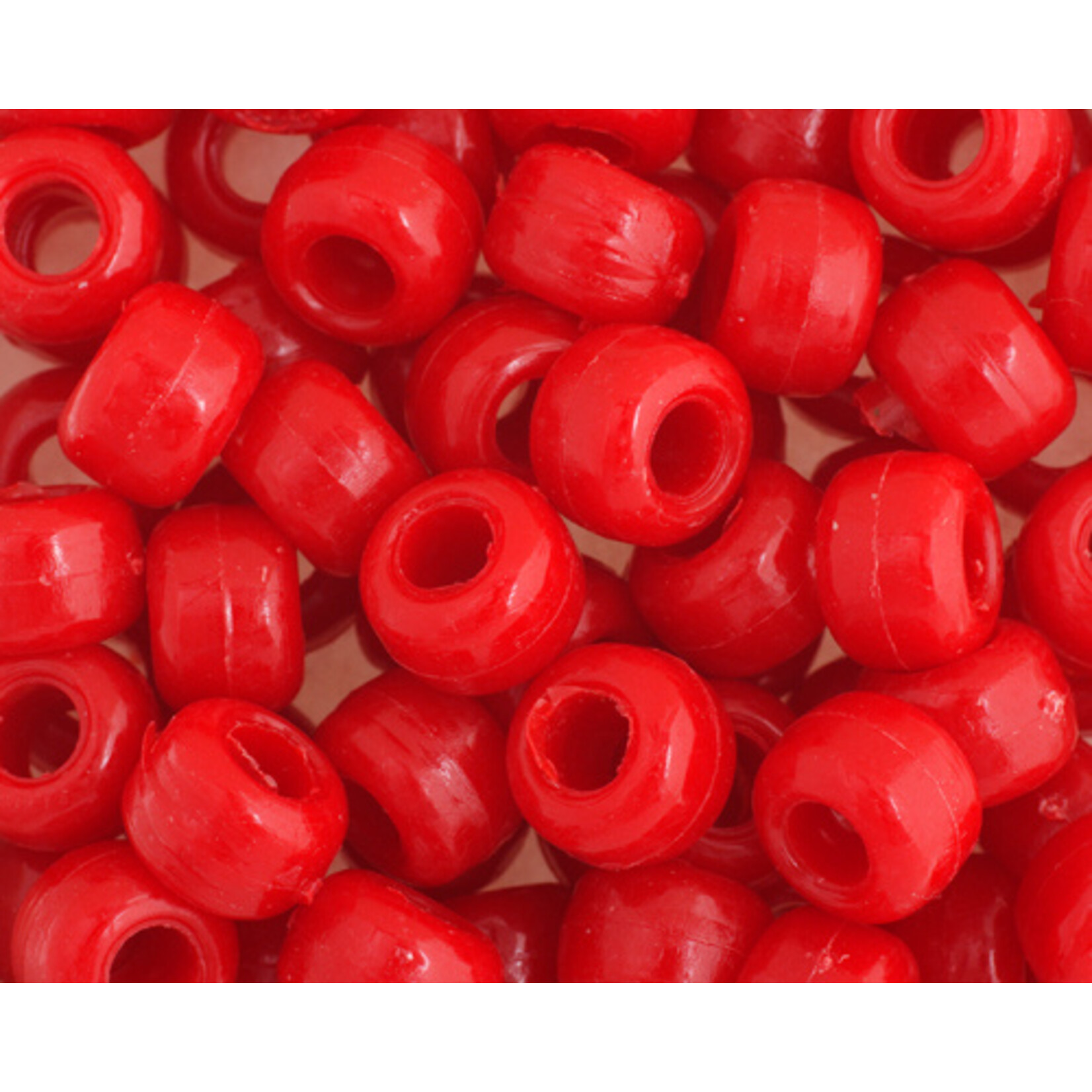 Crowbeads 9mm (60pcs) Red Opaque