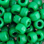 Crowbeads 9mm (60pcs) Green Opaque