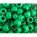 Crowbeads 9mm (60pcs) Green Opaque