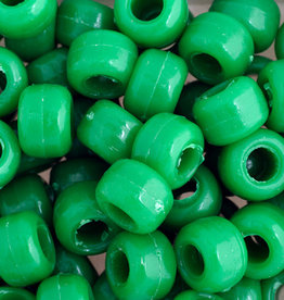 Crowbeads 9mm (60pcs) Green Opaque