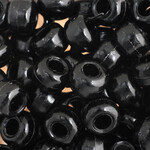 Crowbeads 9mm (60pcs) Black Opaque