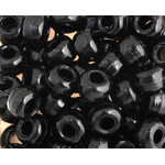 Crowbeads 9mm (60pcs) Black Opaque