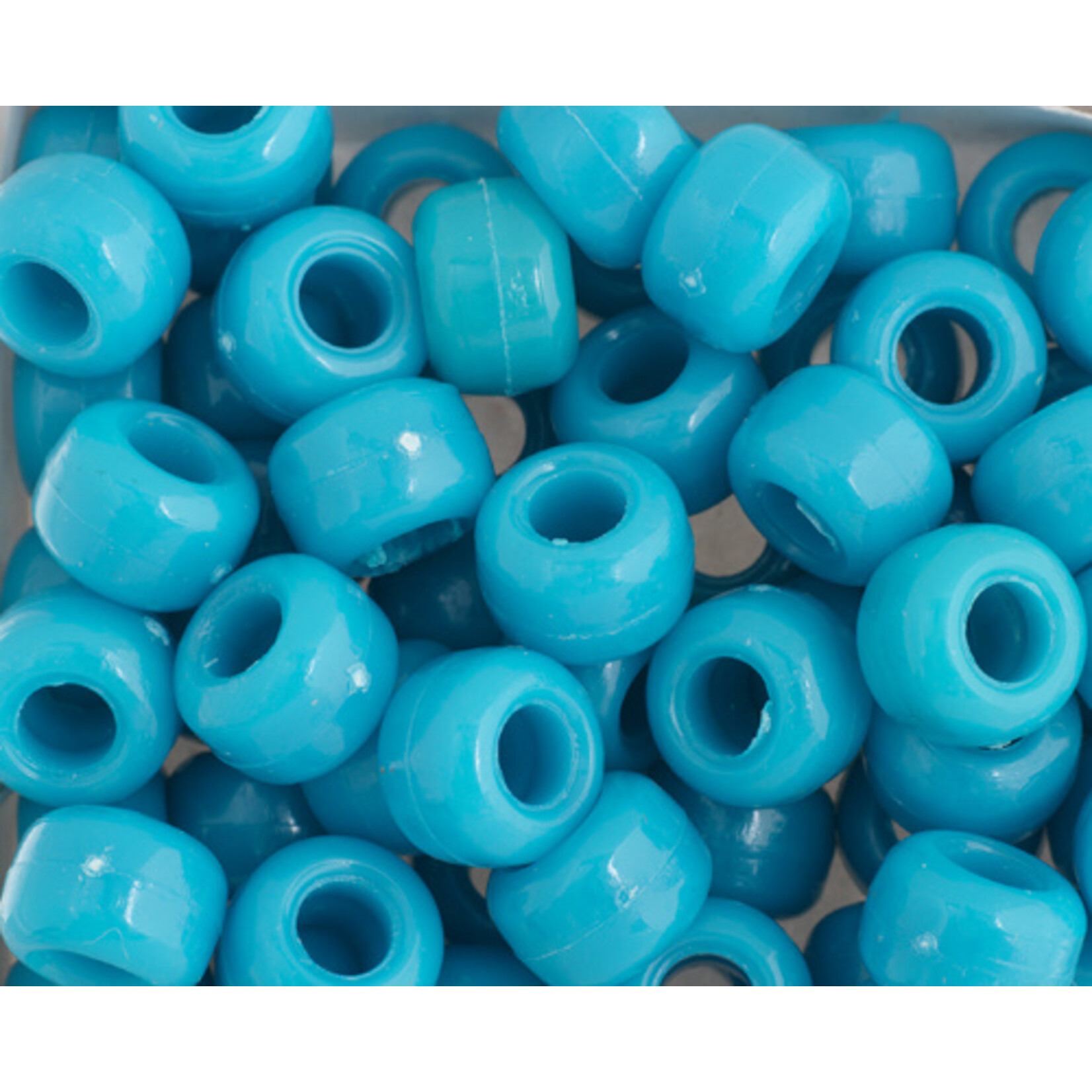 Crowbeads 9mm (60pcs) Turquoise Opaque