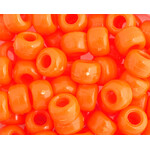 Crowbeads 9mm (60pcs) Orange Opaque