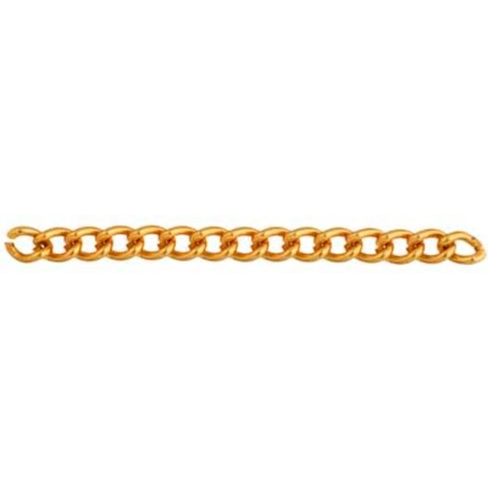 Chain Aluminum 4mm Cut Link Gold (100 meters)