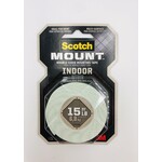 Scotch Mounting Tape Indoor 1 x 55 Inches Roll 15lb