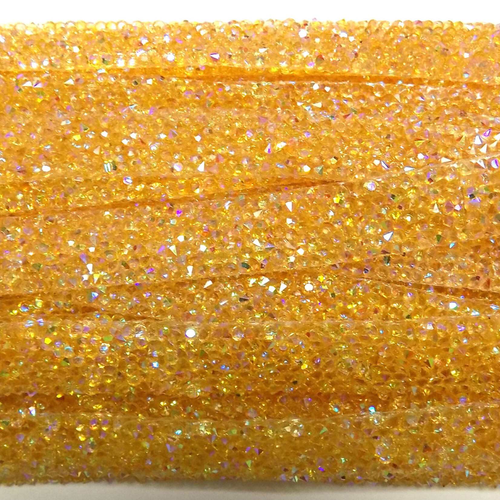 Resin Trimming 1 1/2cm (AB) 25yds/card Canary Yellow