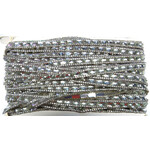Resin Rhinestone Trimming 1cm 25yds/card Silver