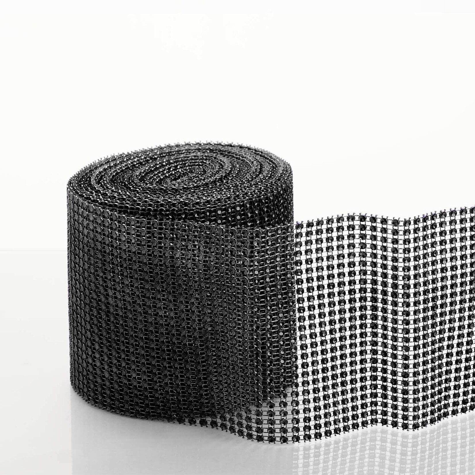 Plastic Diamante Mesh Trimming (10YD)