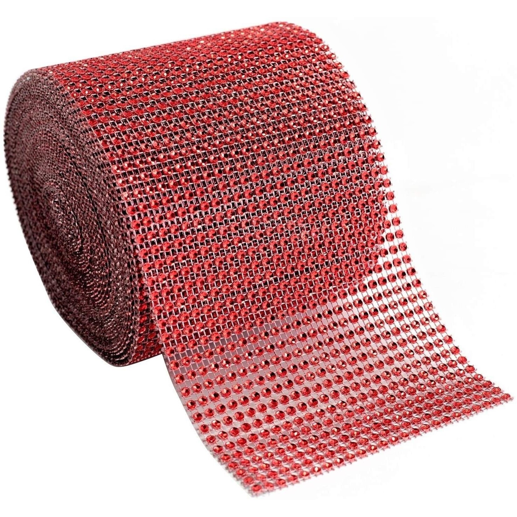 Plastic Diamante Mesh Trimming (10YD)