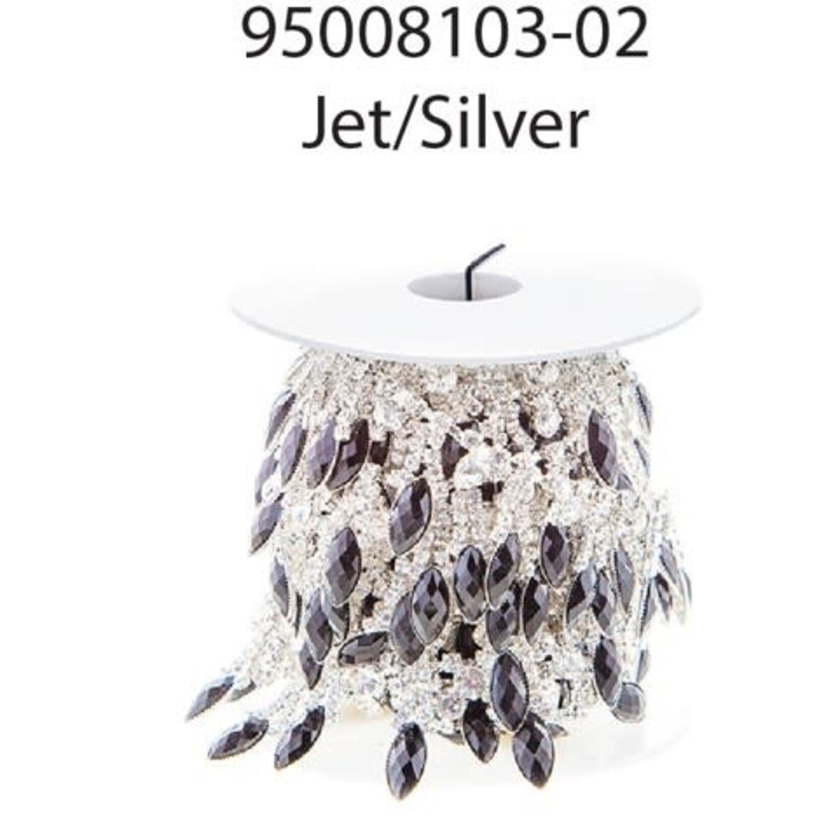 Rhinestone Trim 15mm Navette (5 Yards)