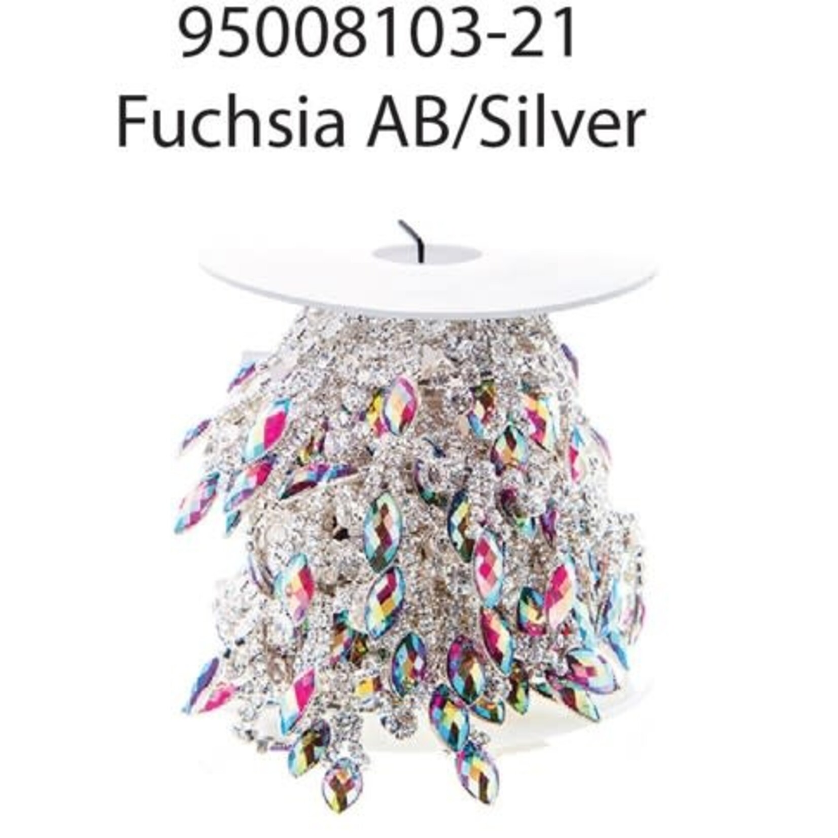 Rhinestone Trim 15mm Navette (5 Yards)