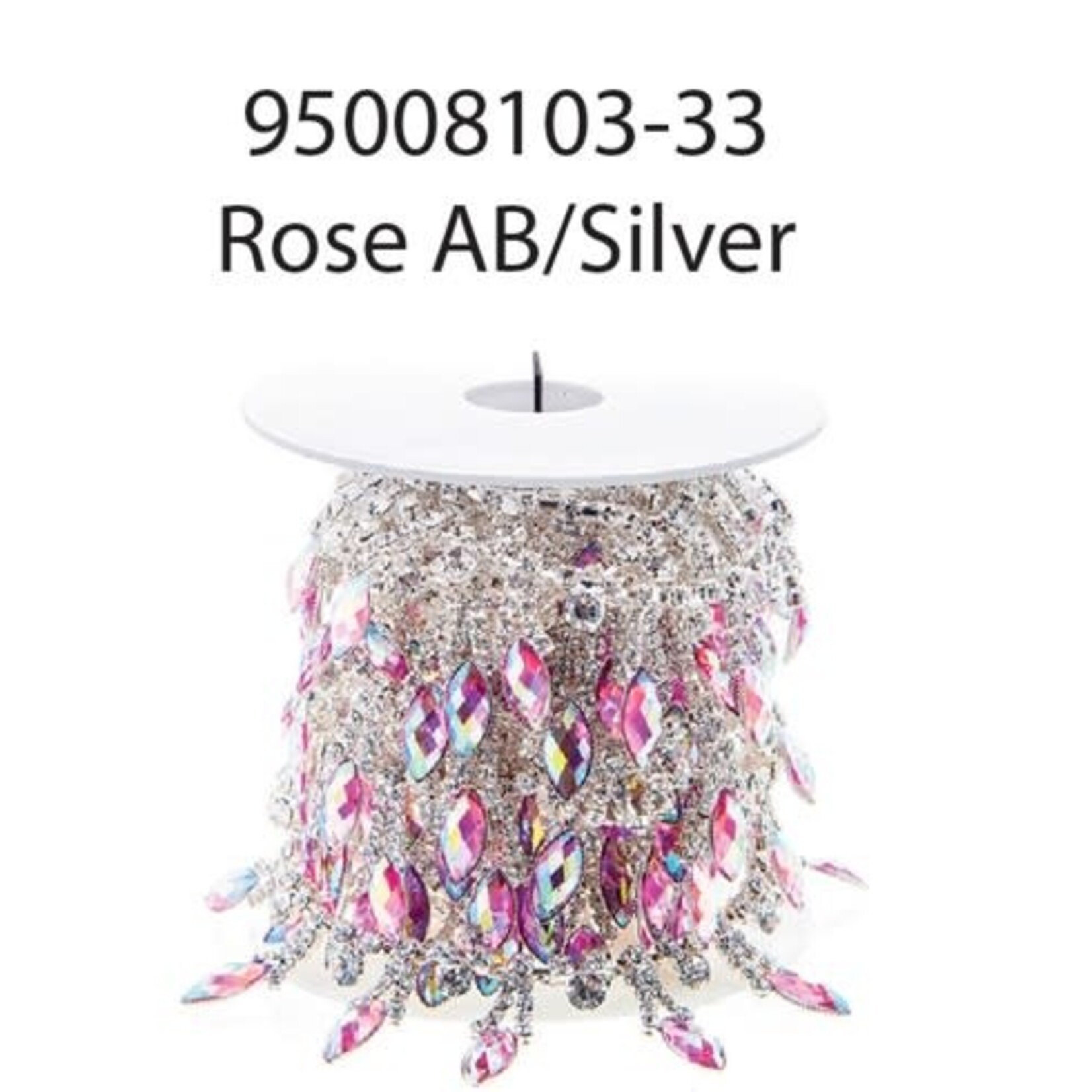 Rhinestone Trim 15mm Navette (5 Yards)