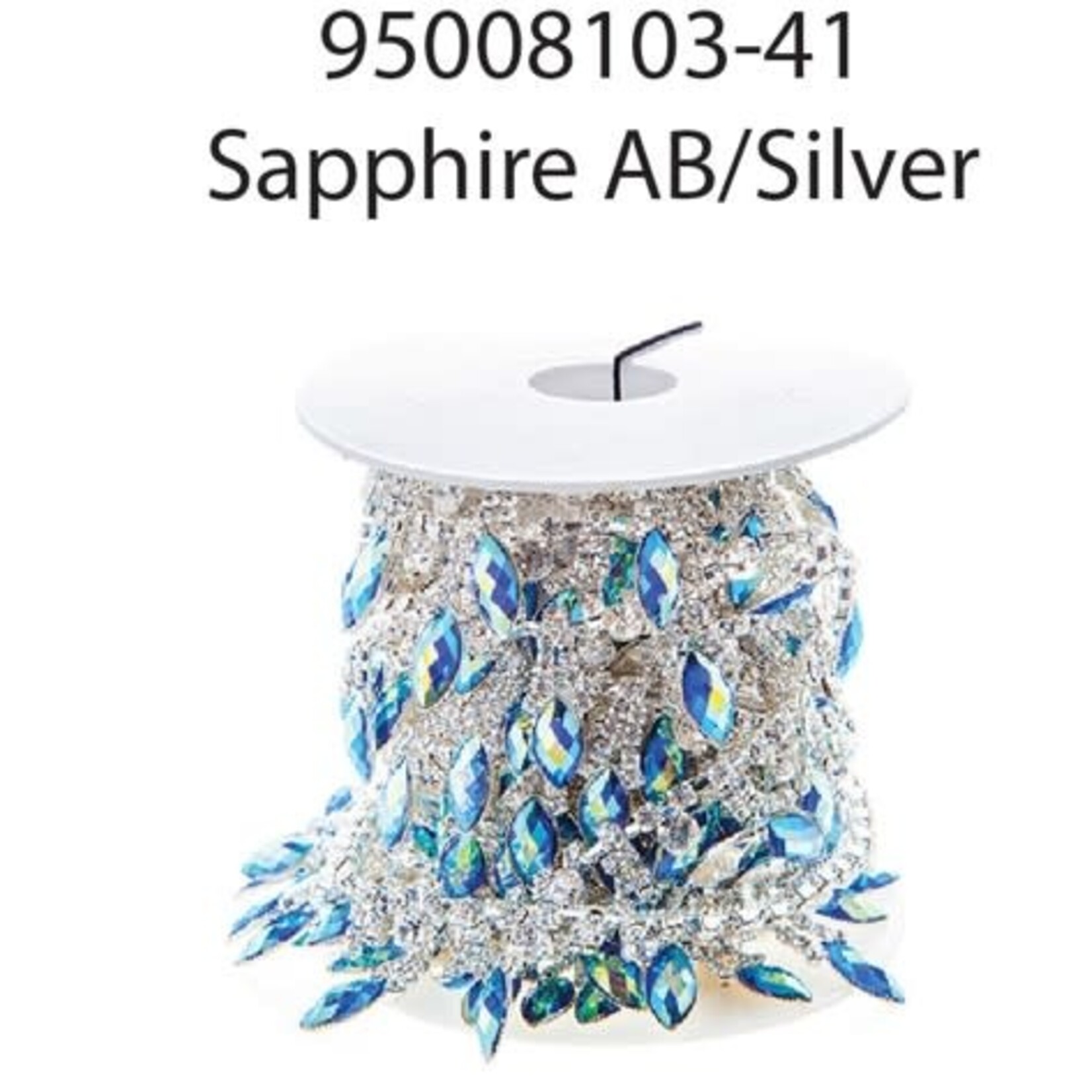 Rhinestone Trim 15mm Navette (5 Yards)