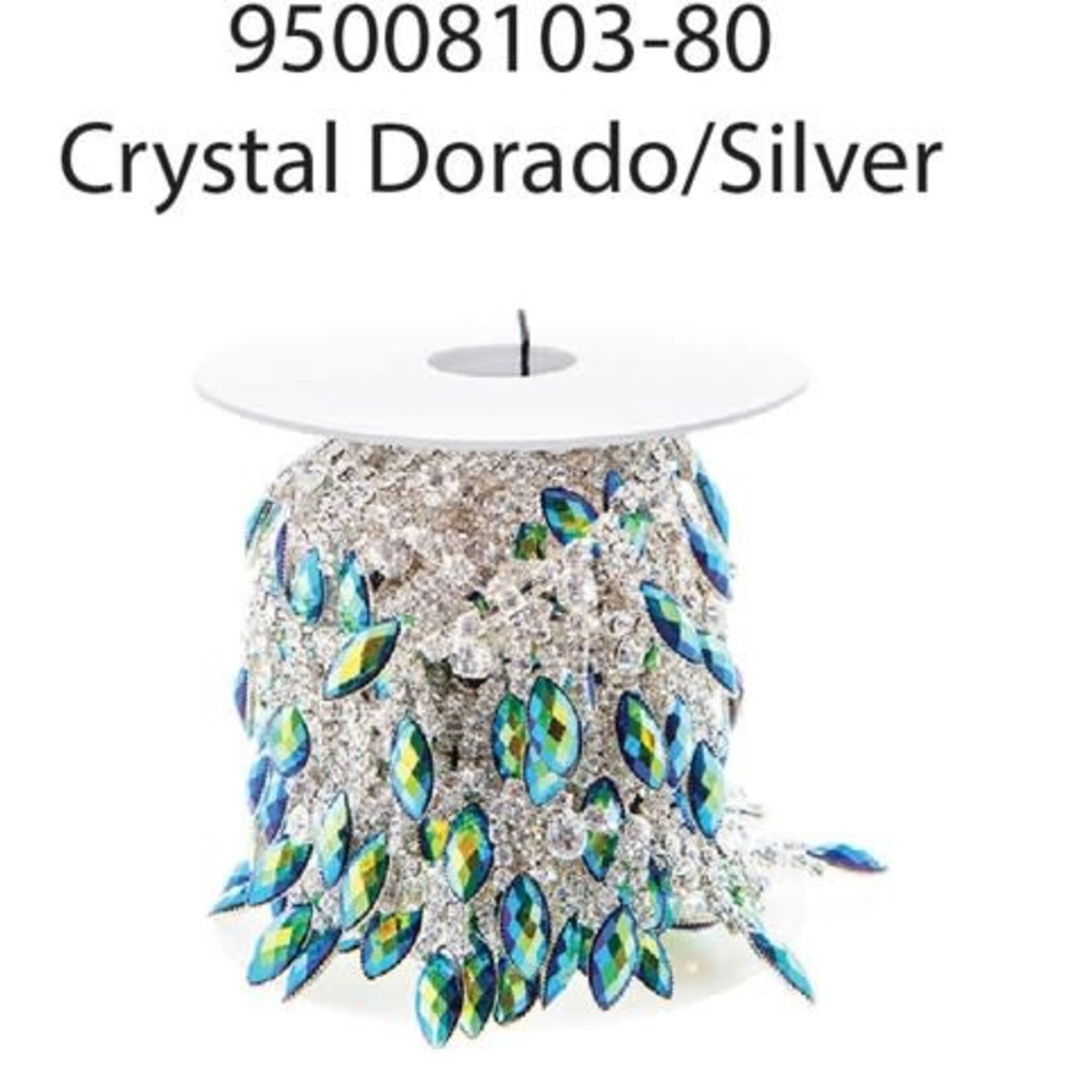 Rhinestone Trim 15mm Navette (5 Yards)