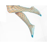 Fishnet Seamless Stocking Turquoise