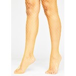 Fishnet Seamless Stocking Neon Orange