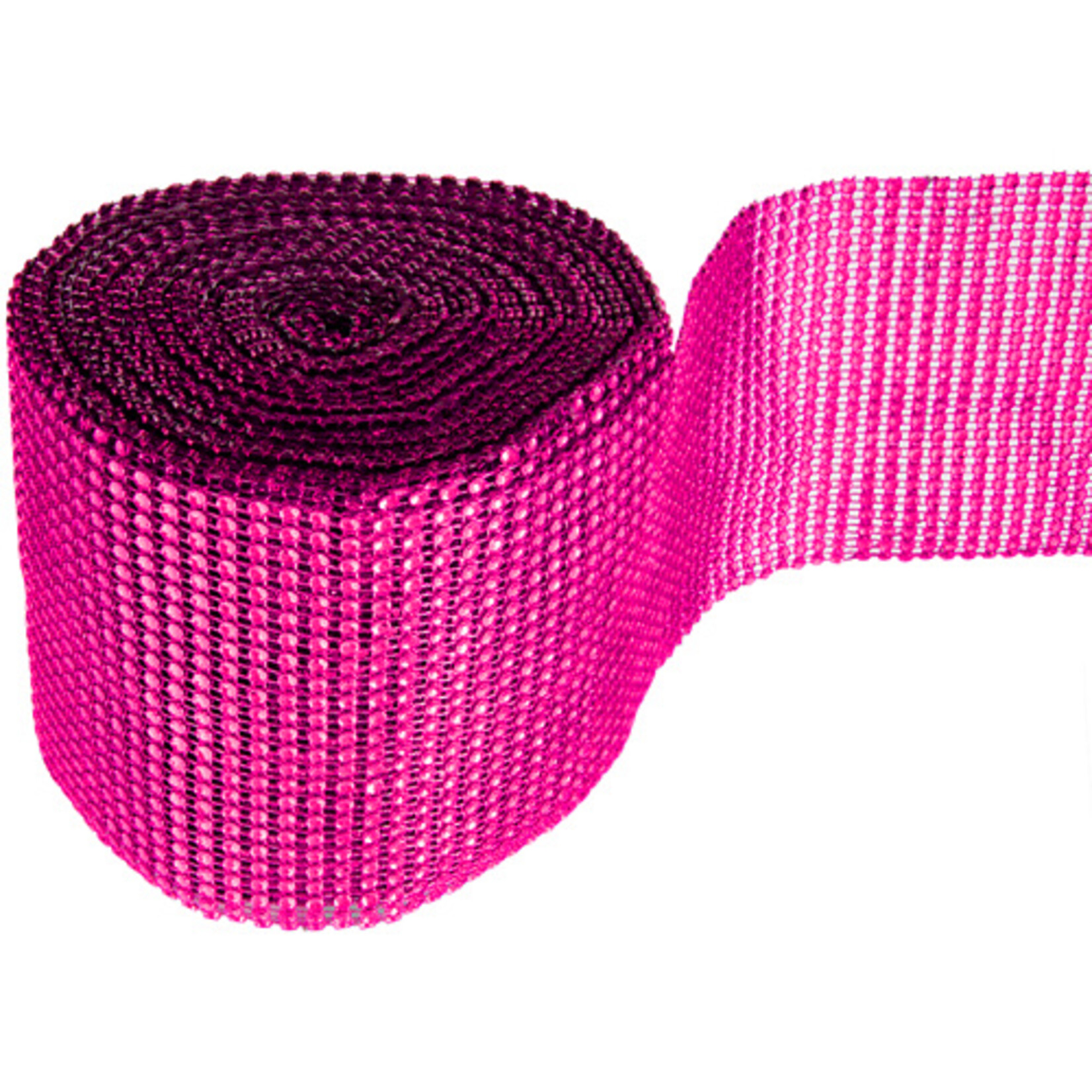 Plastic Diamante Mesh Trimming (10YD)