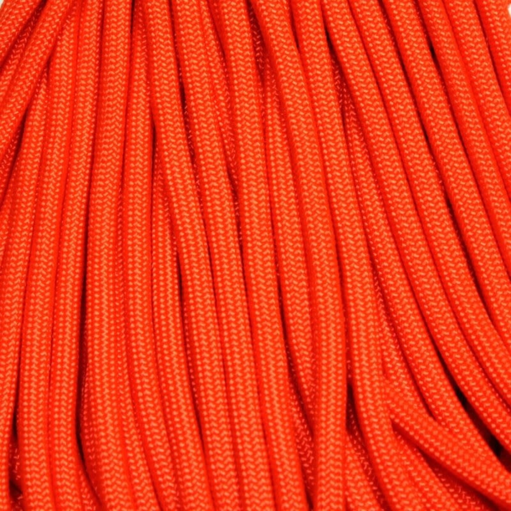 Craft Paracord 16ft 4mm Round  Neon Orange