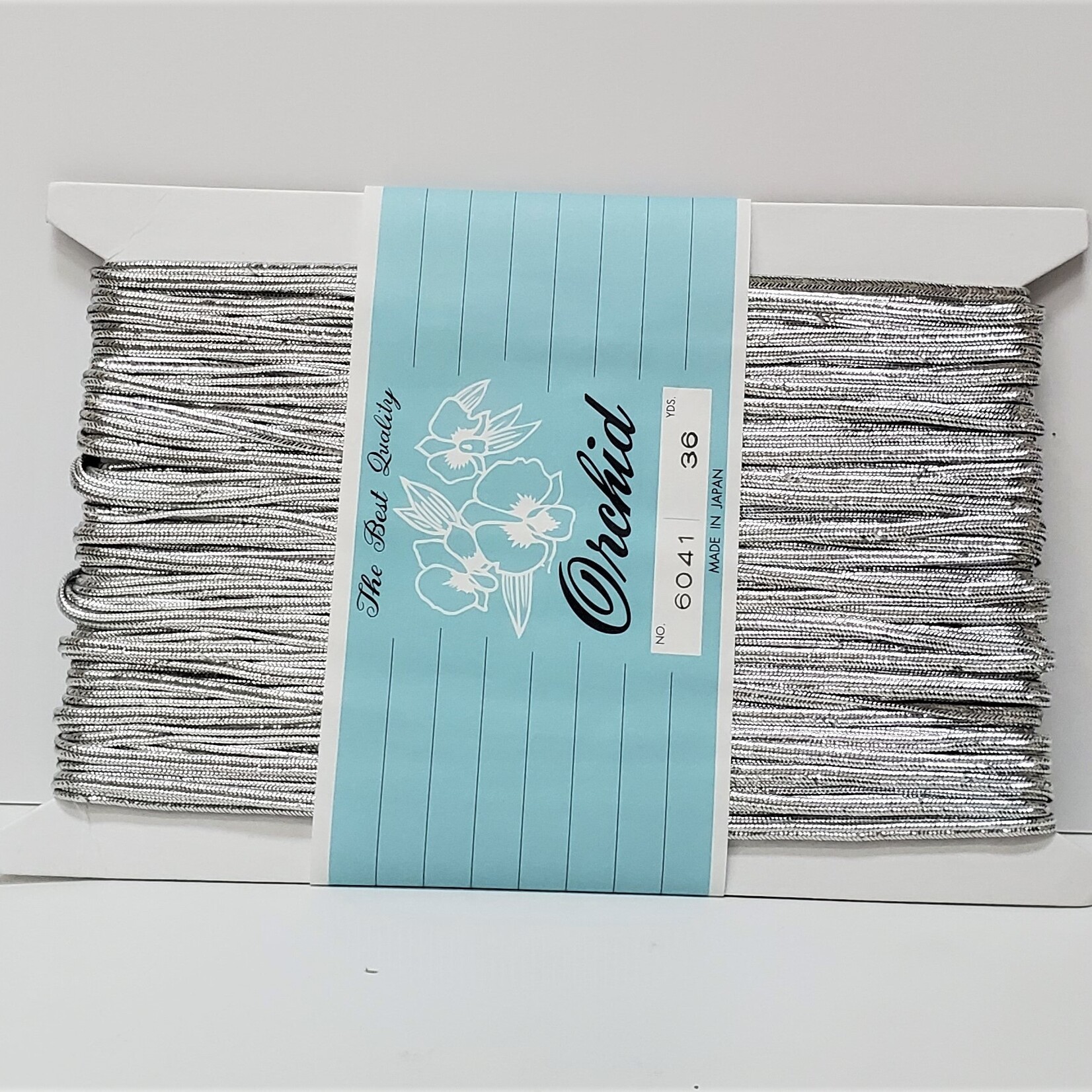Metallic Cord Yarn Silver 36yards #6041