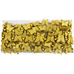 Plastic Trim Diamond cut  Butterfly 19mm Gold