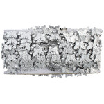 Plastic Trim Diamond cut  Butterfly 19mm Silver