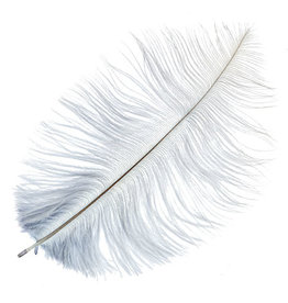 O.D Plumes 14-16 Inch Silver