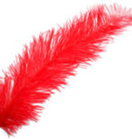 O.D Plumes 27-28 Inch Red