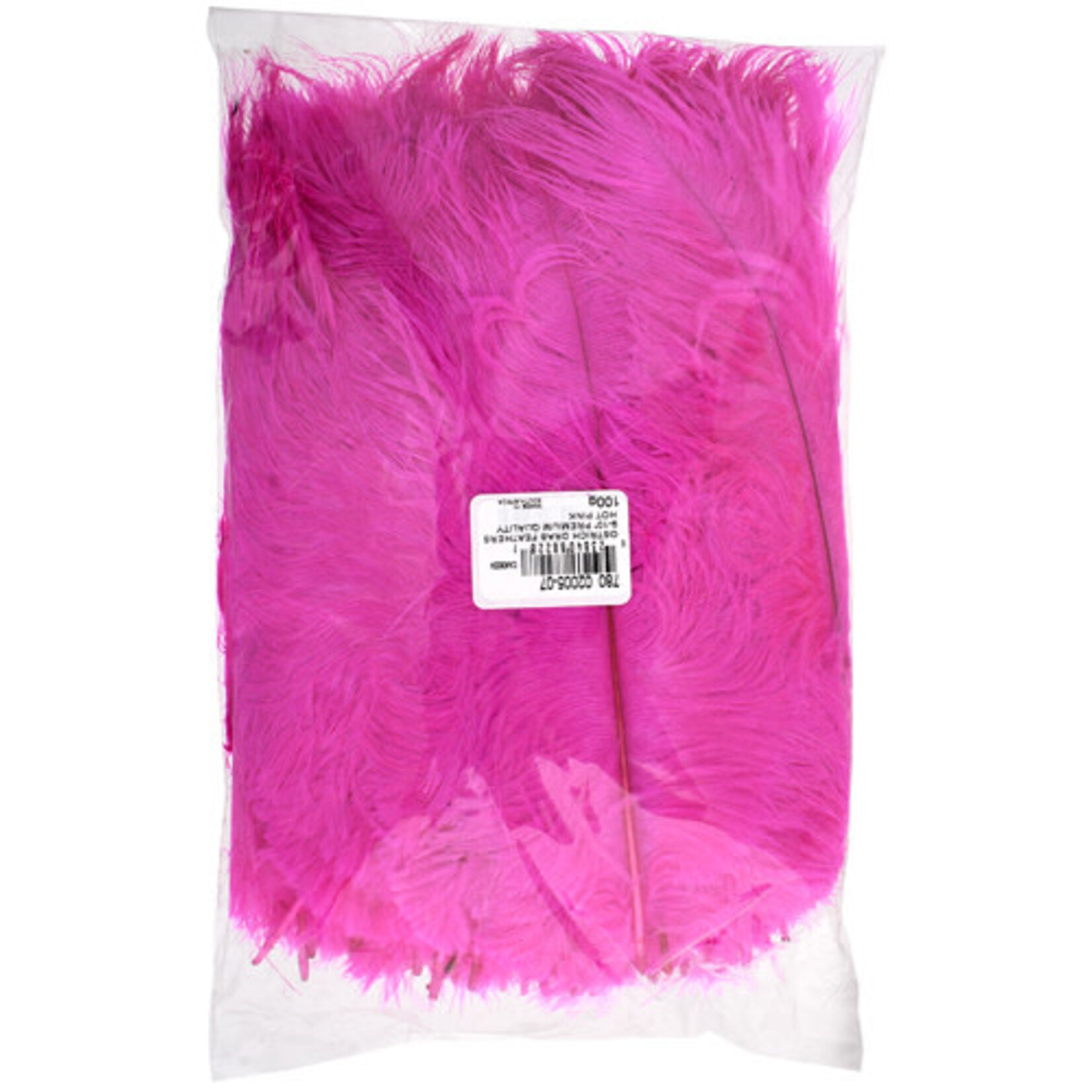 O.D Plumes 6-8 Inch (100 grams) Hot Pink