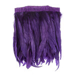 Coque Feathers Value 8-10 Inches 1 Yard  Purple