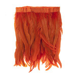 Coque Feathers Value 8-10 Inches 1 Yard  Orange