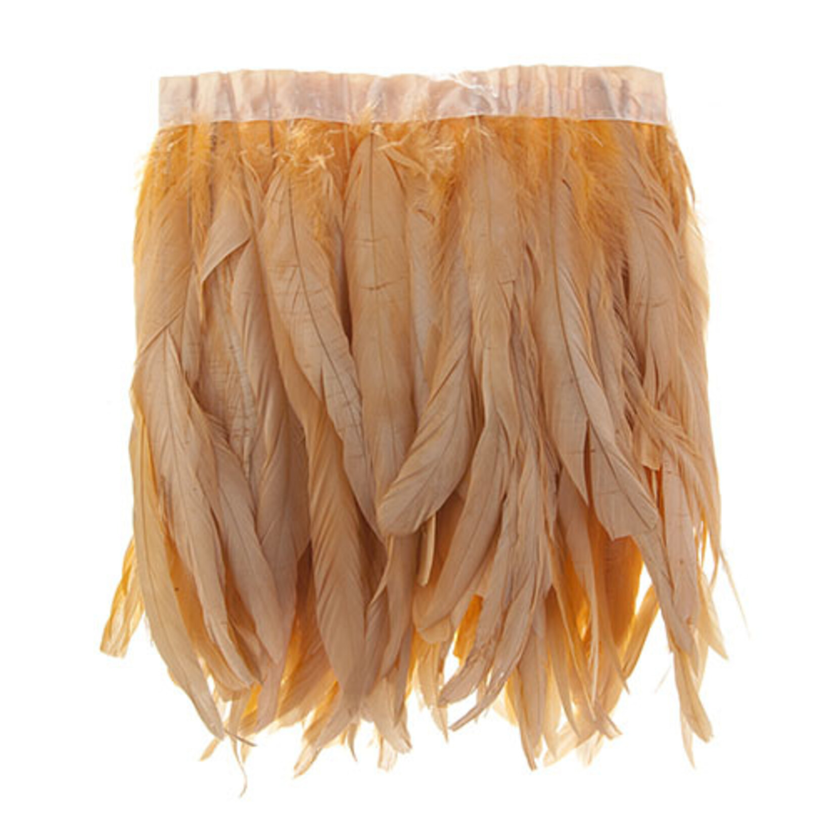Coque Feathers Value 8-10 Inches 1 Yard  Peach