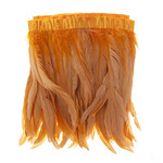 Coque Feathers Value 8-10 Inches 1 Yard  Pumpkin