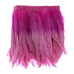 Coque Feathers Value 2 Tone 8 - 10 Inches 1 Yard  Pretty In Pink