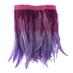 Coque Feathers Value 2 Tone 8 - 10 Inches 1 Yard  Purple Flare