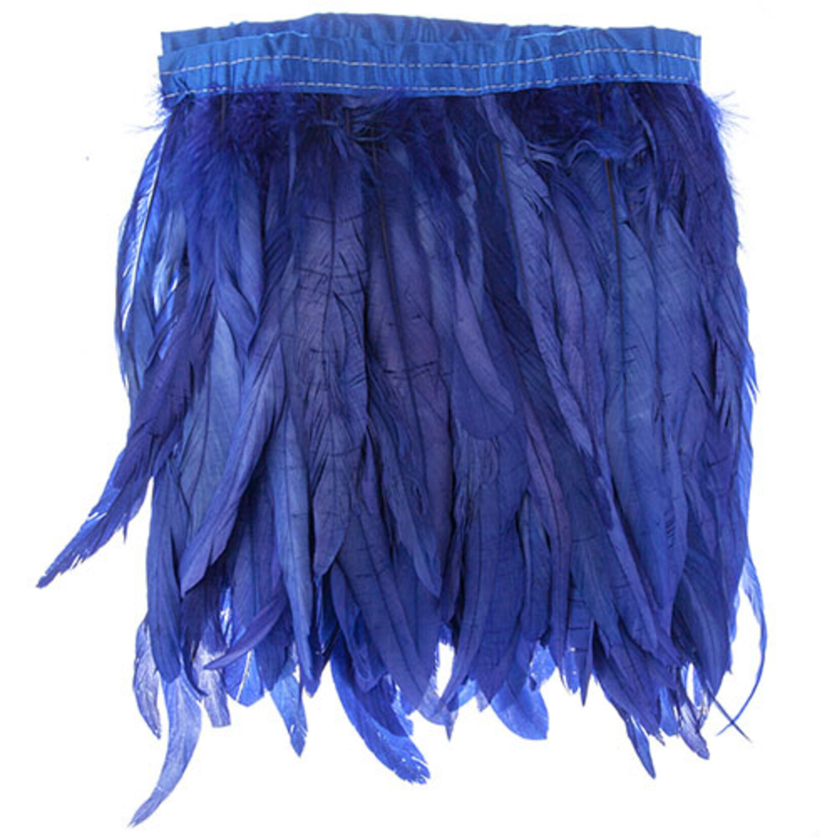 Coque Feathers Value 10-12 Inches 1 Yard Royal Blue