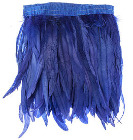Coque Feathers Value 10-12 Inches Royal Blue