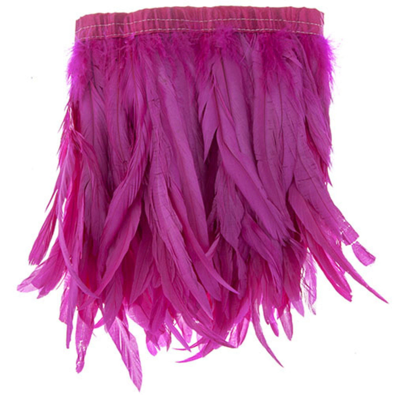 Coque Feathers Value 10-12 Inches 1 Yard  Fuchsia
