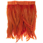 Coque Feathers Value 10-12 Inches 1 Yard  Orange