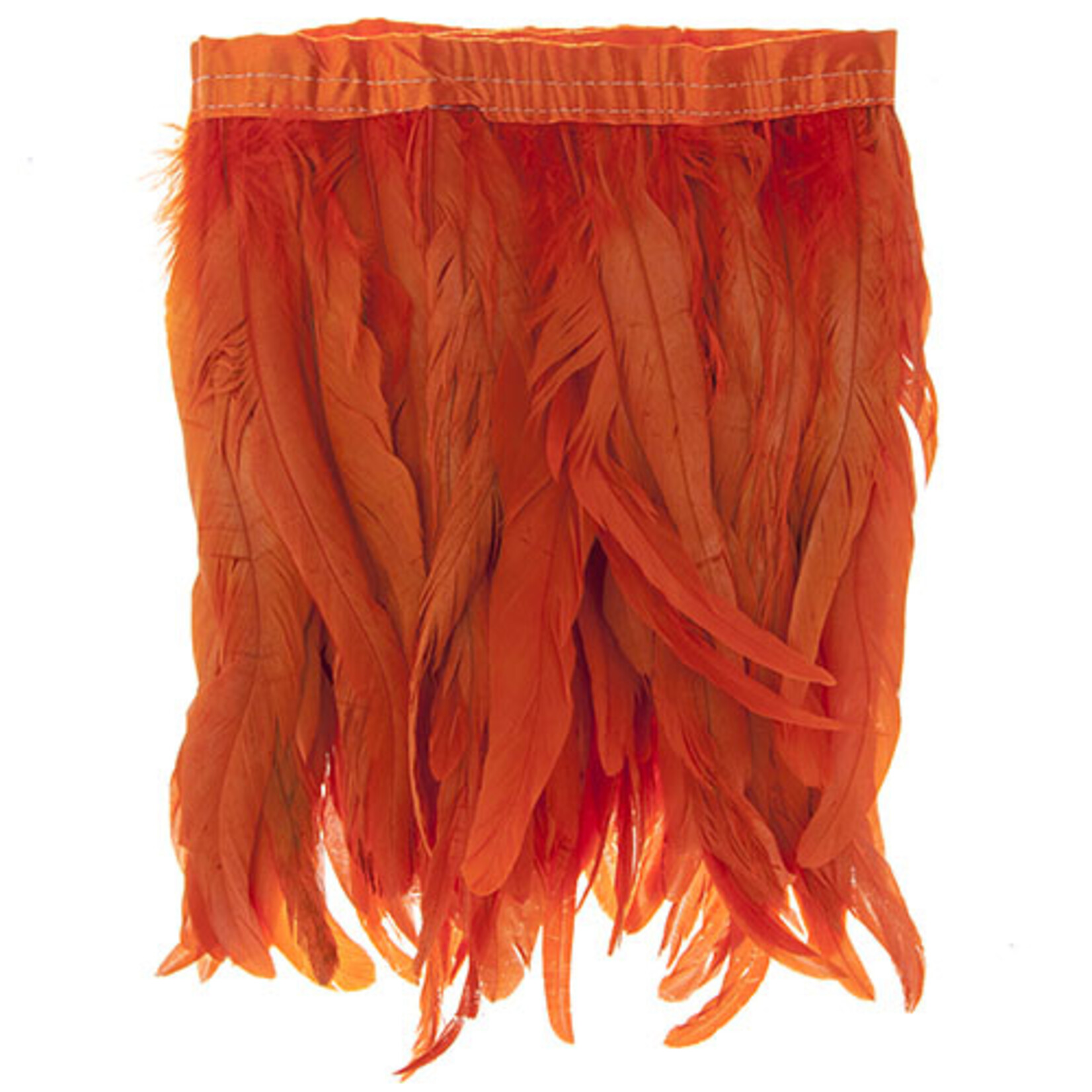 Coque Feathers Value 10-12 Inches 1 Yard  Orange