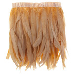 Coque Feathers Value 10-12 Inches 1 Yard  Peach