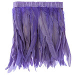 Coque Feathers Value 10-12 Inches 1 Yard  Violet
