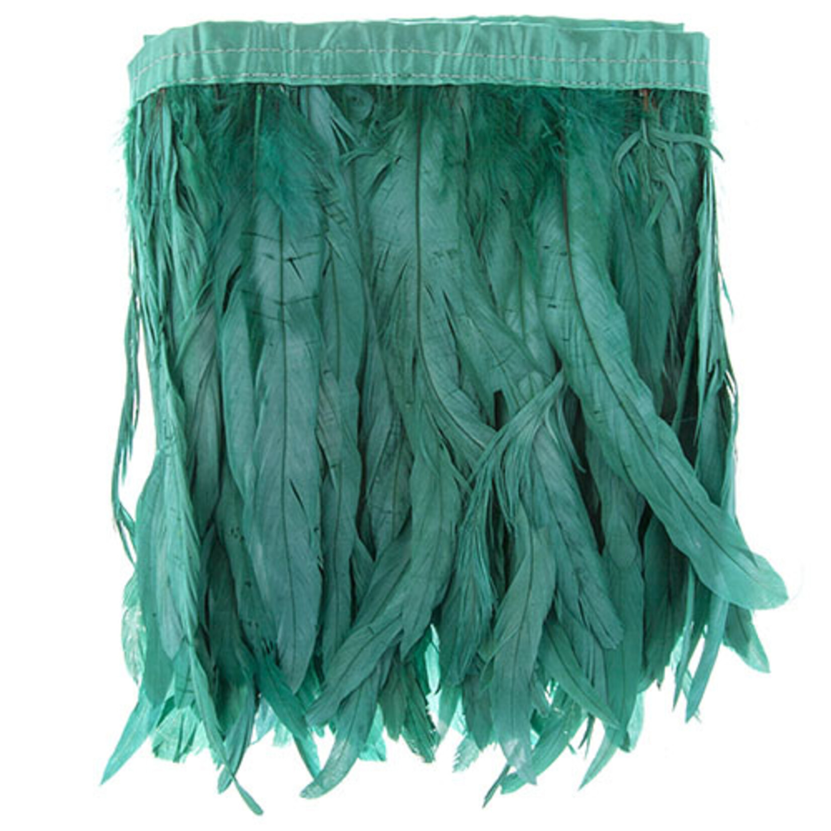Coque Feathers Value 10-12 Inches 1 Yard  Jade